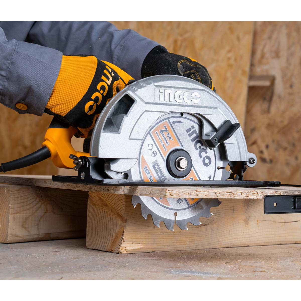 CS18568 - SCIE CIRCULAIRE 1600W 185MM NR INGCO Maroc