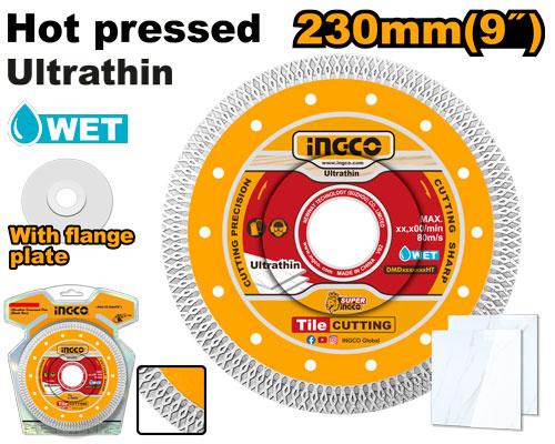 DMD082301HT - DISQUE DIAMANT ULTRA FIN 230MM CARRELAGE INGCO Maroc