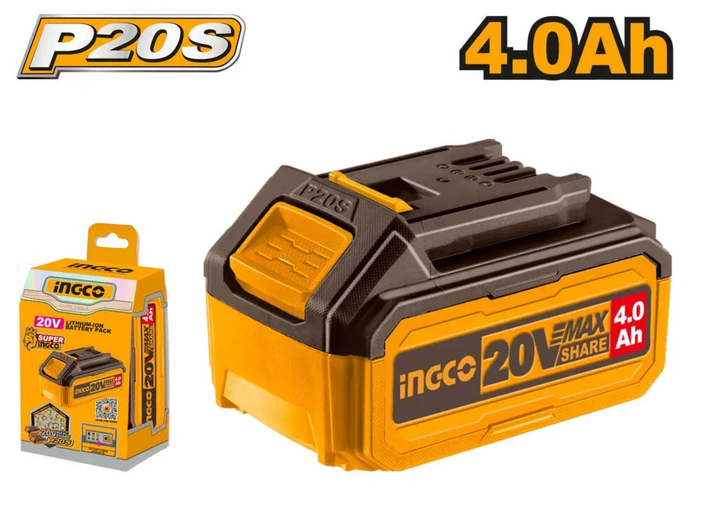 BATTERIE 20V 4,0A INGCO | FBLI20021