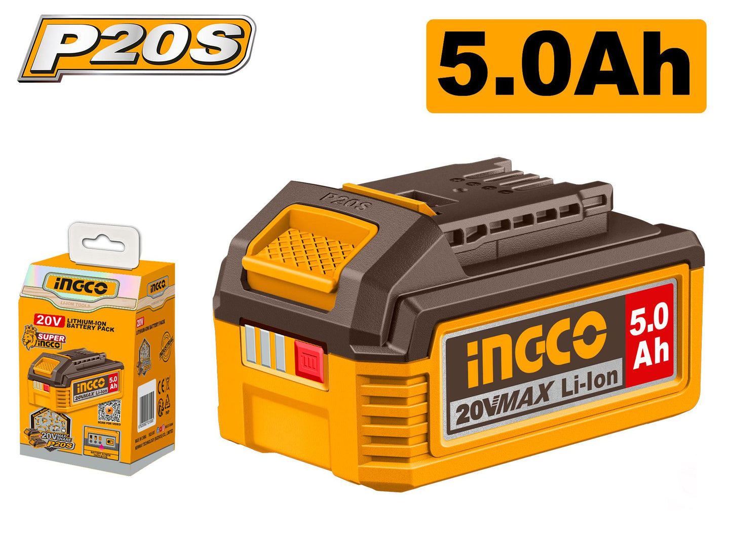 FBLI20031 - BATTERIE 20V 5,0A INGCO Maroc