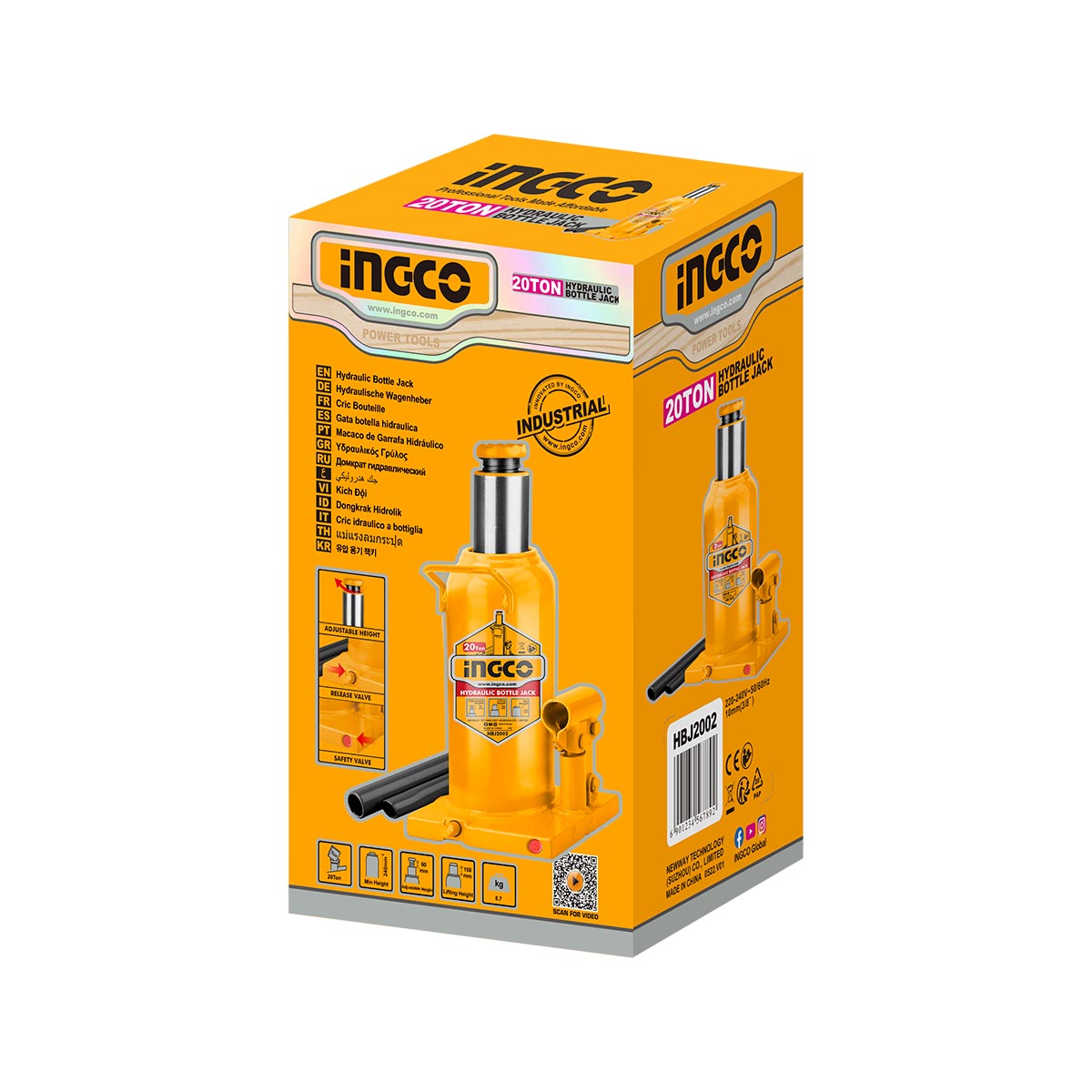 HBJ2002 - CRIC BOUTEILLE 20 TONNES INGCO Maroc