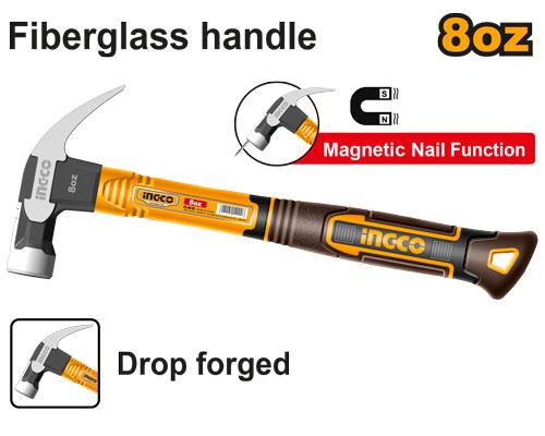 HCH81008 - MARTEAU DE MENUISIER 220G TETE FORGEE SI NR INGCO Maroc