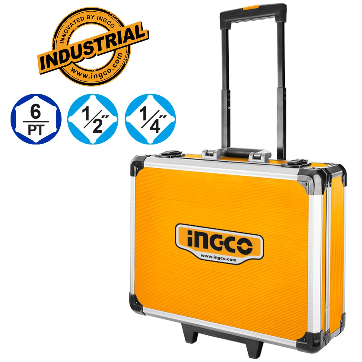 HKTHP21471 - VALISE D'OUTILS A MAIN 147PCS INGCO Maroc