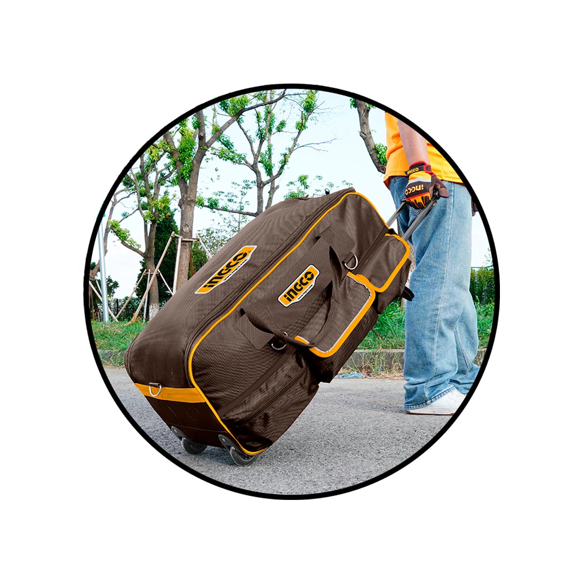 Sac à outils à roulettes INGCO | HRRTB2715