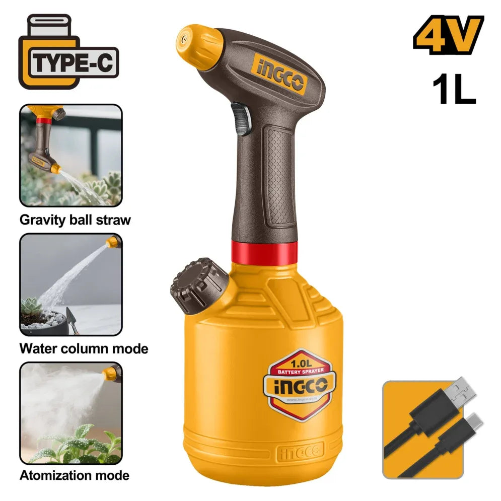 Pulvérisateur à batterie 4V 1,0L INGCO | HSPP3701
