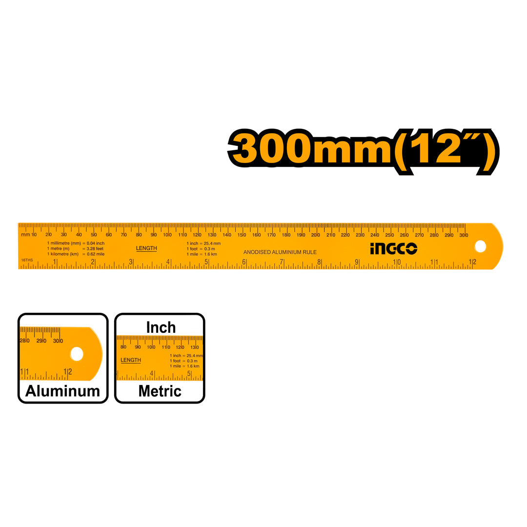 HSR23002 - REGLE 30CM*3CM INGCO Maroc