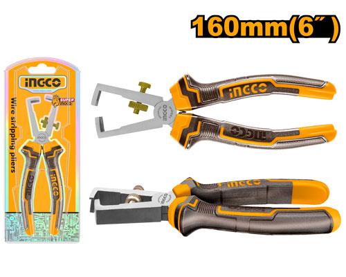 HWSP08168 - PINCE A DENUDER 160MM 6'' INGCO Maroc