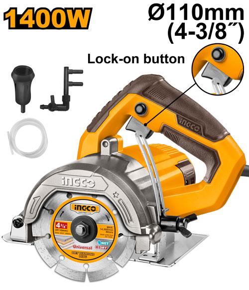 MC140068 - COUPEUR DE MARBRE 1400W 110MM INGCO Maroc