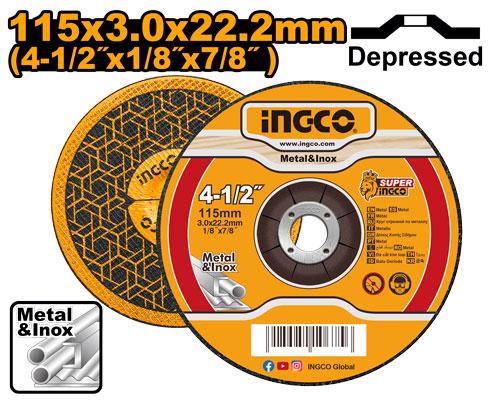 MCD301151 - DISQUE ABRASIF 115*3*22,1 INGCO Maroc