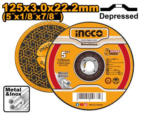 MCD301251 - DISQUE ABRASIF 125*3*22,3 INGCO Maroc