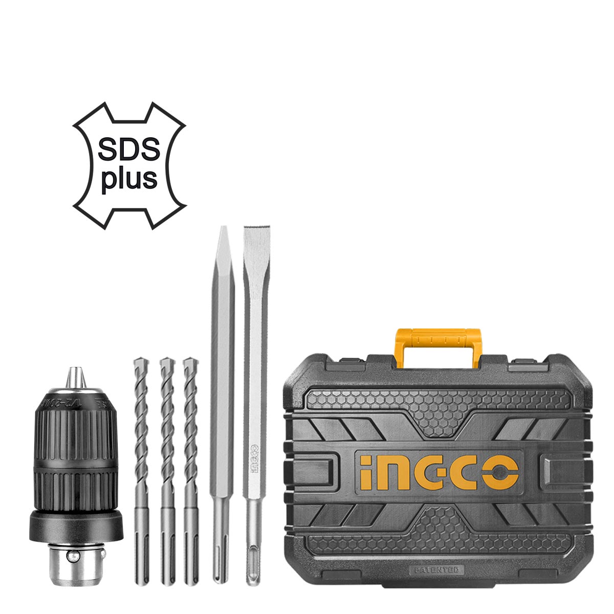 RGH9028-2 - MARTEAU PERFORATEUR 26MM 800W+MANDRIN INGCO Maroc