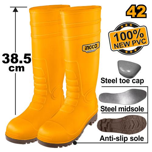 SSH092S1P.42 - BOTTES DE SECURITE S1P TAILLE42 INGCO Maroc