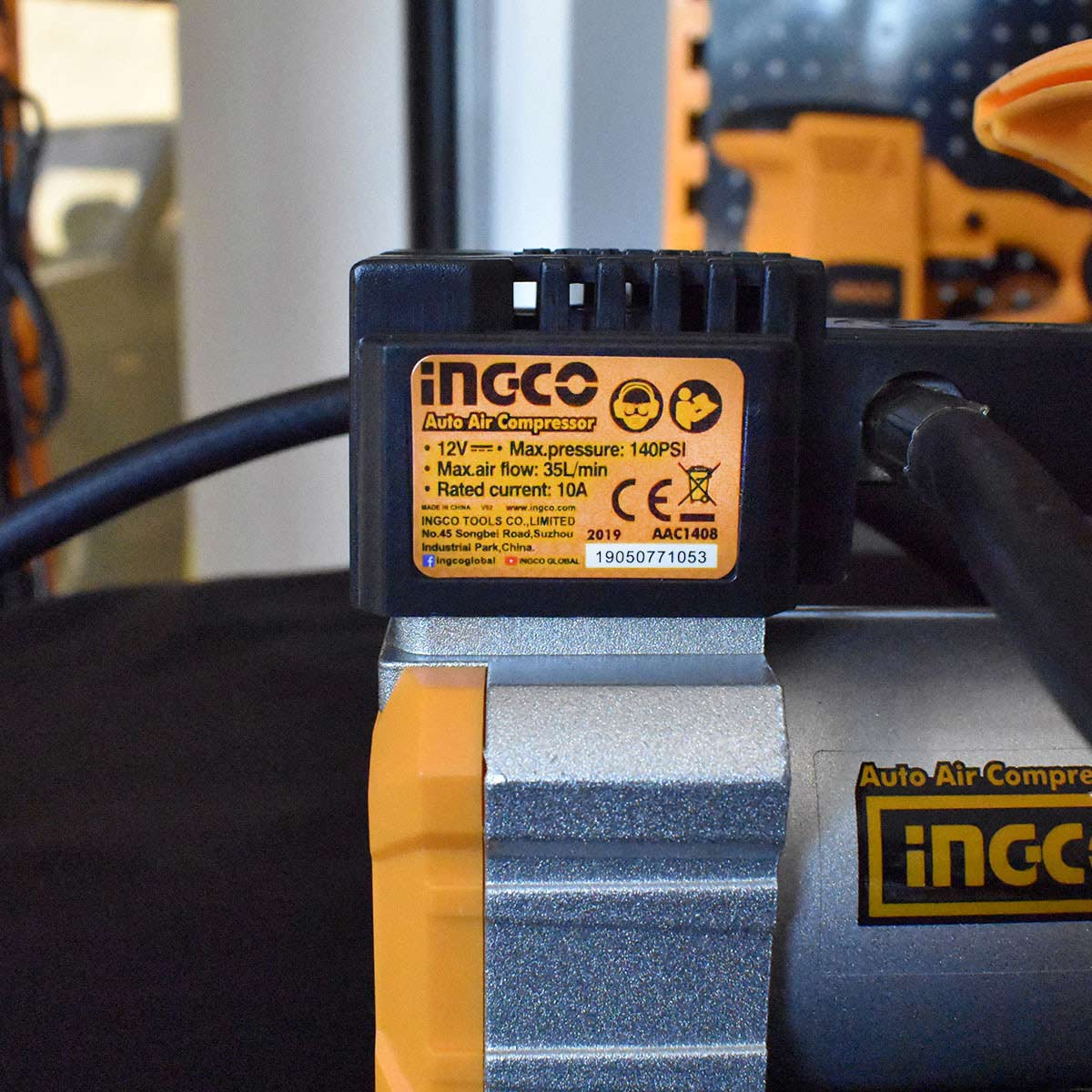 AAC1408 - GONFLEUR AUTO 10BARS INGCO Maroc