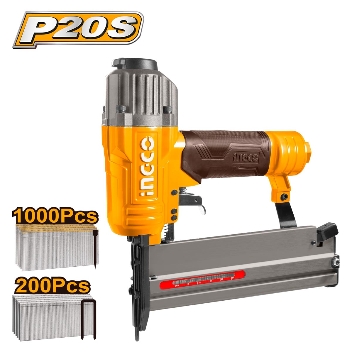 ACN50401 - CLOUEUSE-AGRAFEUSE PNEUMATIQUE 2 EN 1 INGCO Maroc