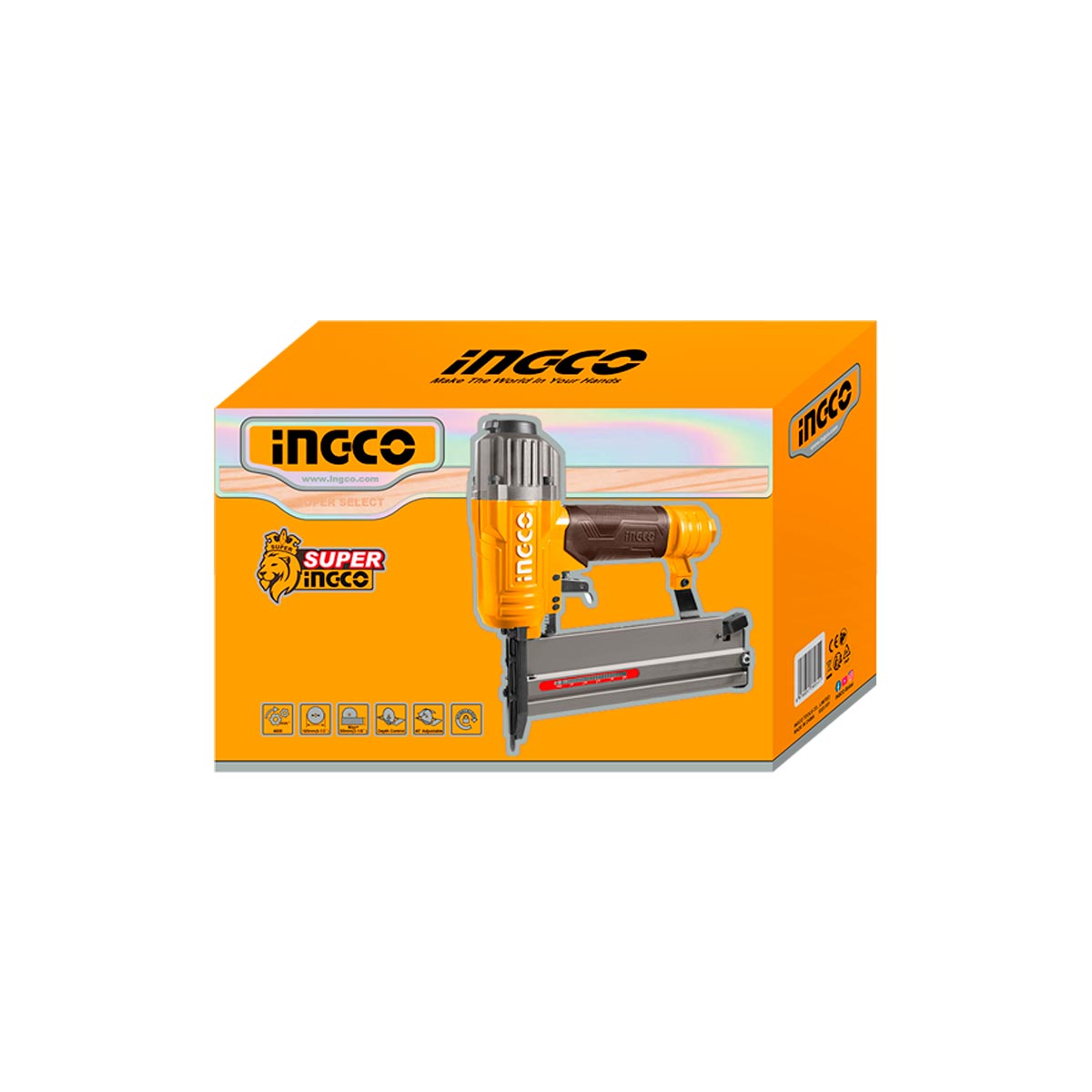 ACN50401 - CLOUEUSE-AGRAFEUSE PNEUMATIQUE 2 EN 1 INGCO Maroc