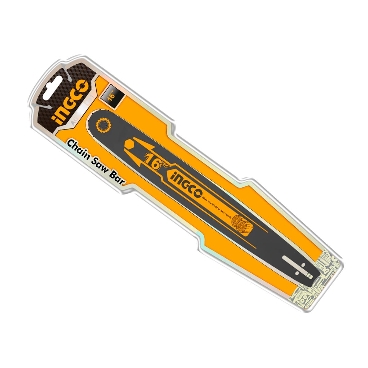Barre pour tronçonneuse à essence 16'' INGCO | AGSB51601