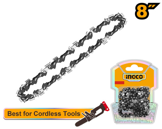 AGSC50801 - CHAÎNE 8" 200MM COMPATIBE TRONÇONNEUSE CGSLI20851 INGCO Maroc