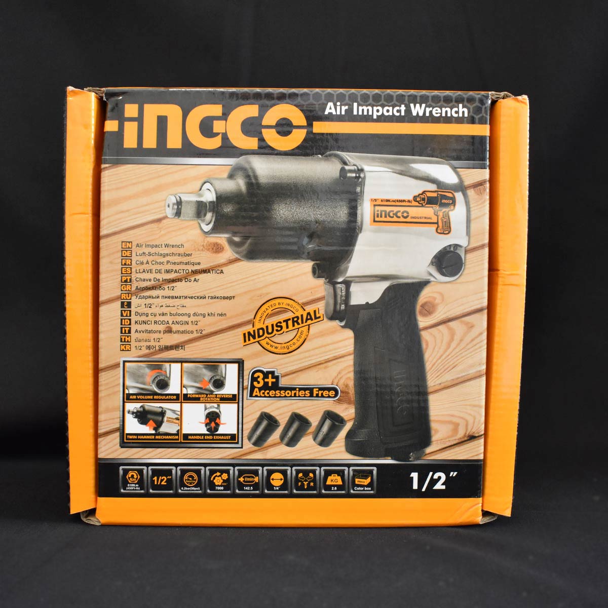 AIW12562 - BOULONNEUSE PNEUMATIQUE 1/2 INGCO Maroc