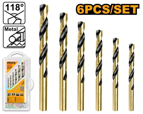 Set de 6 forêts HSS INGCO | AKDB1065