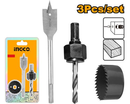 AKHS302 - PACK SCIE CLOCHE POUR VEROUILLAGE 3PCS INGCO Maroc