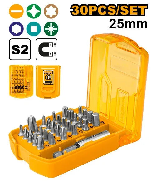Jeu d'embouts de tournevis 30pcs INGCO | AKSD08301