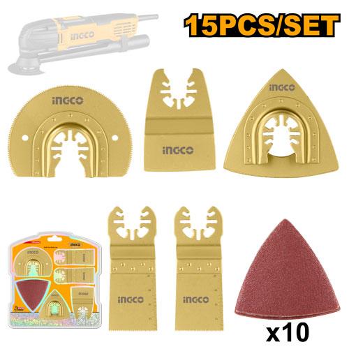 AKTMT1502 - SET DE LAMES POUR OUTILS MULTIFONCTIONS INGCO Maroc