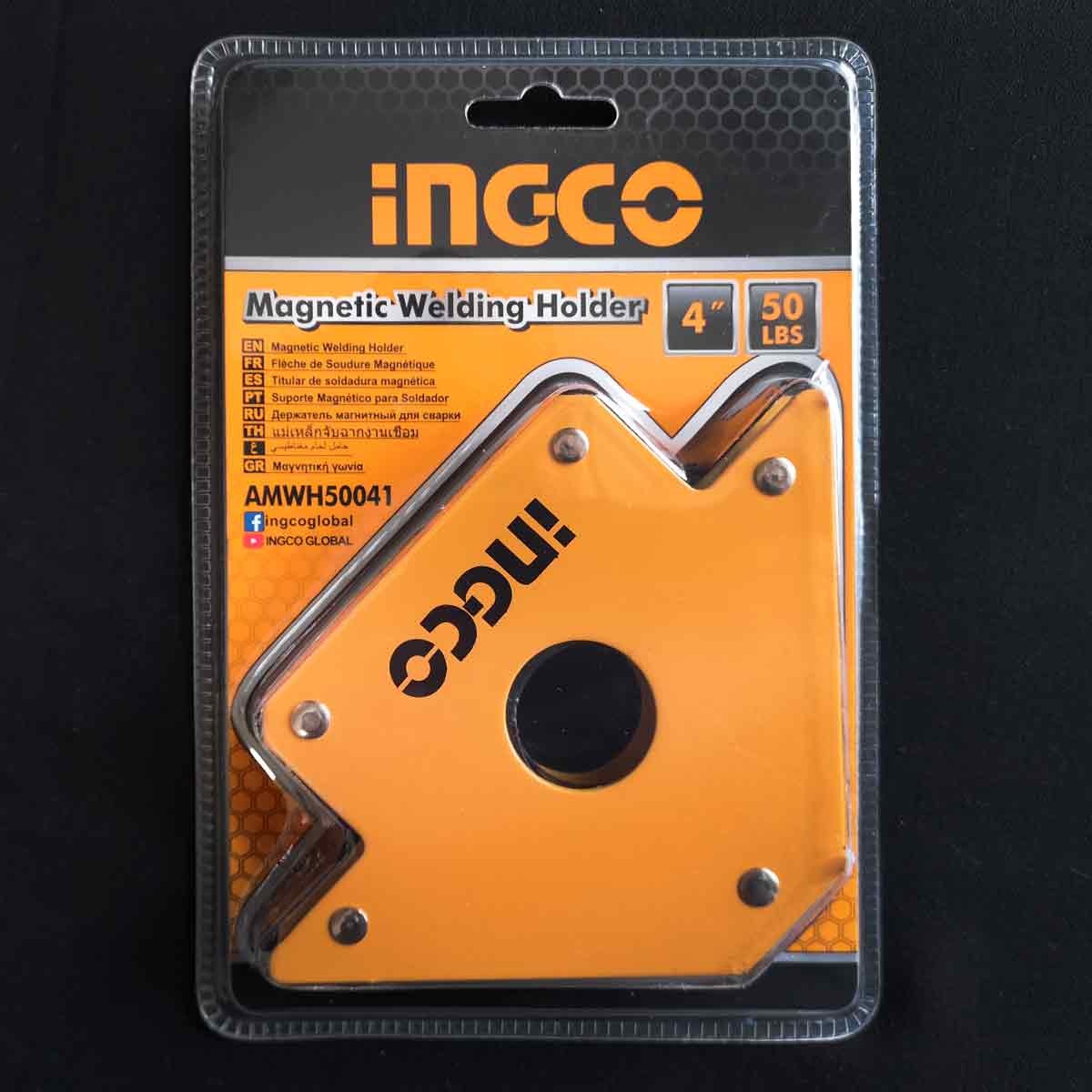 AMWH50041 - SUPPORTS DE SOUDAGE MAGNETIQUE 4'' INGCO Maroc