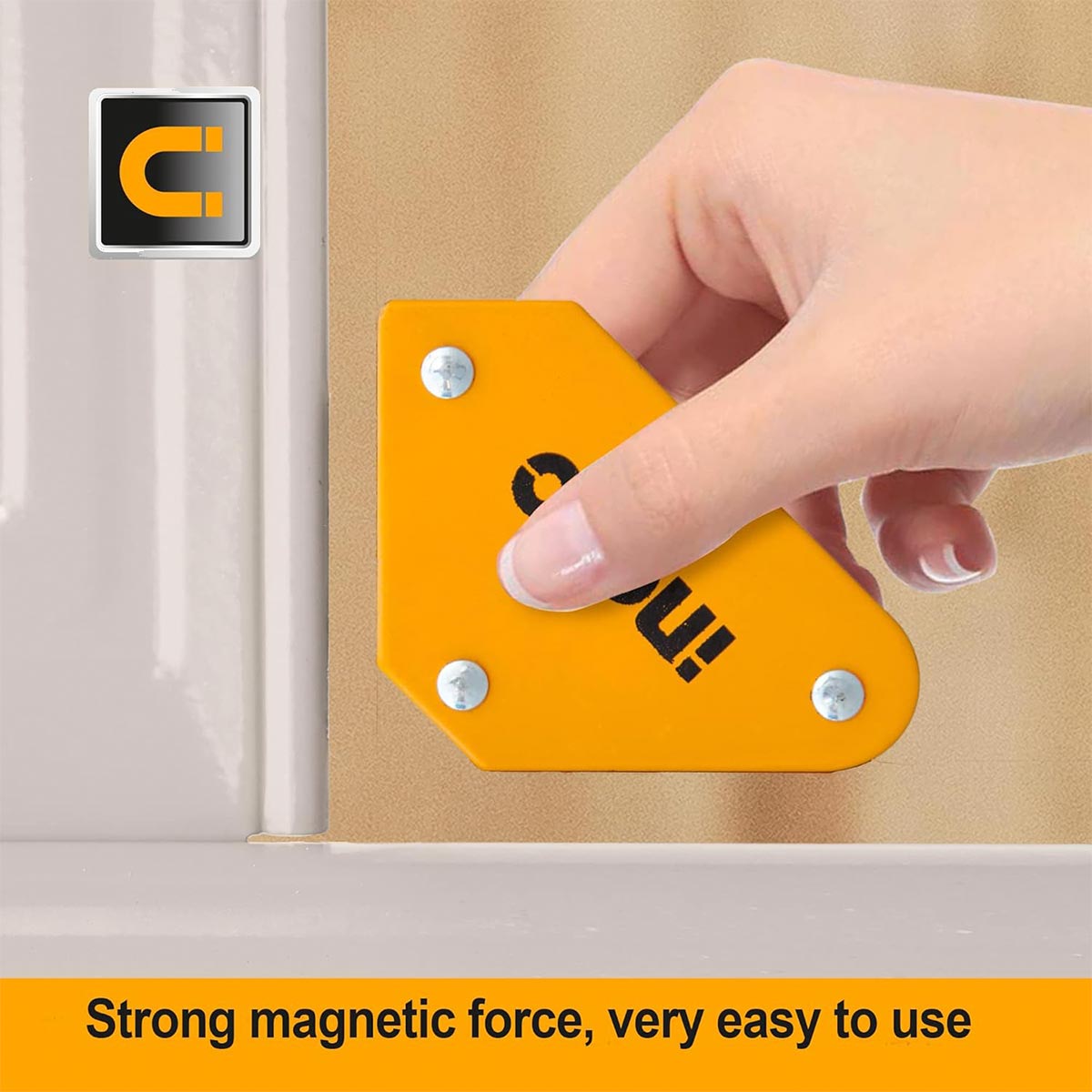 AMWH6001 - JEU SUPPORTS DE SOUDAGE MAGNETIQUES 6 PIECES INGCO Maroc
