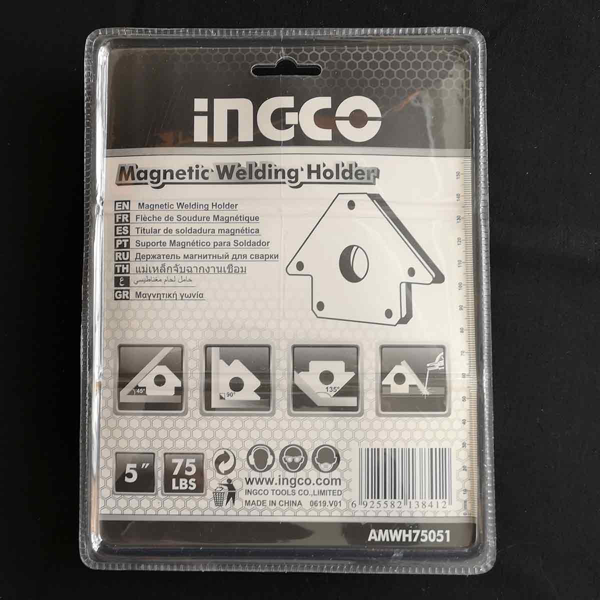 AMWH75051 - SUPPORTS DE SOUDAGE MAGNETIQUE 5'' INGCO Maroc
