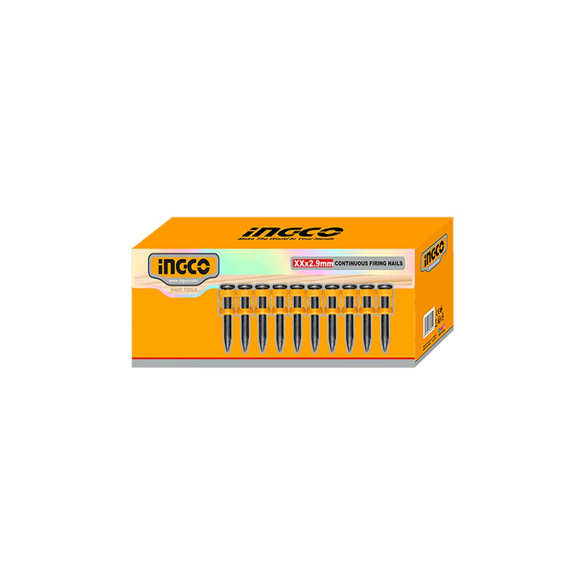 ANA02271 - 1000 CLOUS À TIR CONTINU 27X2,9MM INGCO Maroc