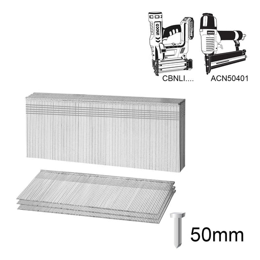 ANA18501 - 5000 CLOUS GALVANISÉS LISSES CALIBRE18 - 50X1,2 MM INGCO Maroc