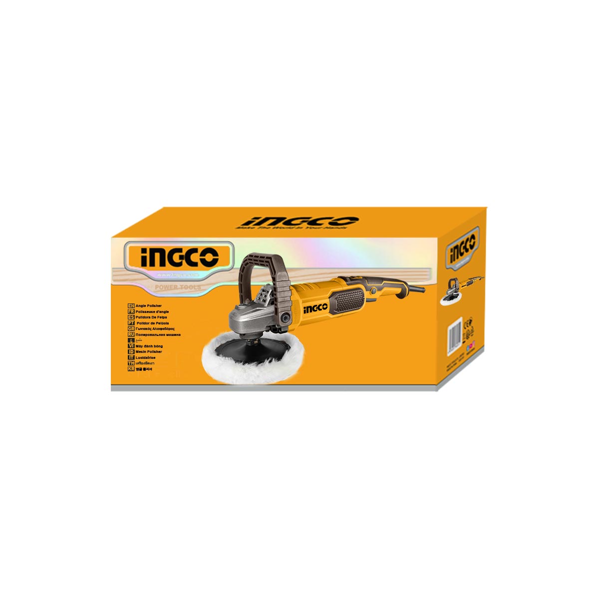 AP140016 - POLISSEUSE 180MM 1400W NR INGCO Maroc