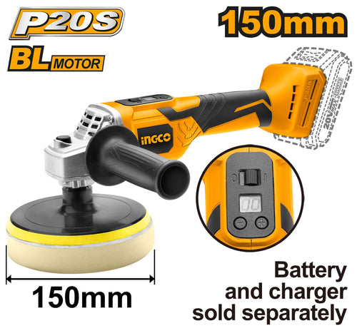 APLI2001 - POLISSEUSE LITHIUM-ION 20V INGCO Maroc