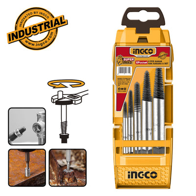 INGCO JEU 5 PCS EXTRACTEURS DE VIS AU MAROC [ASE008]