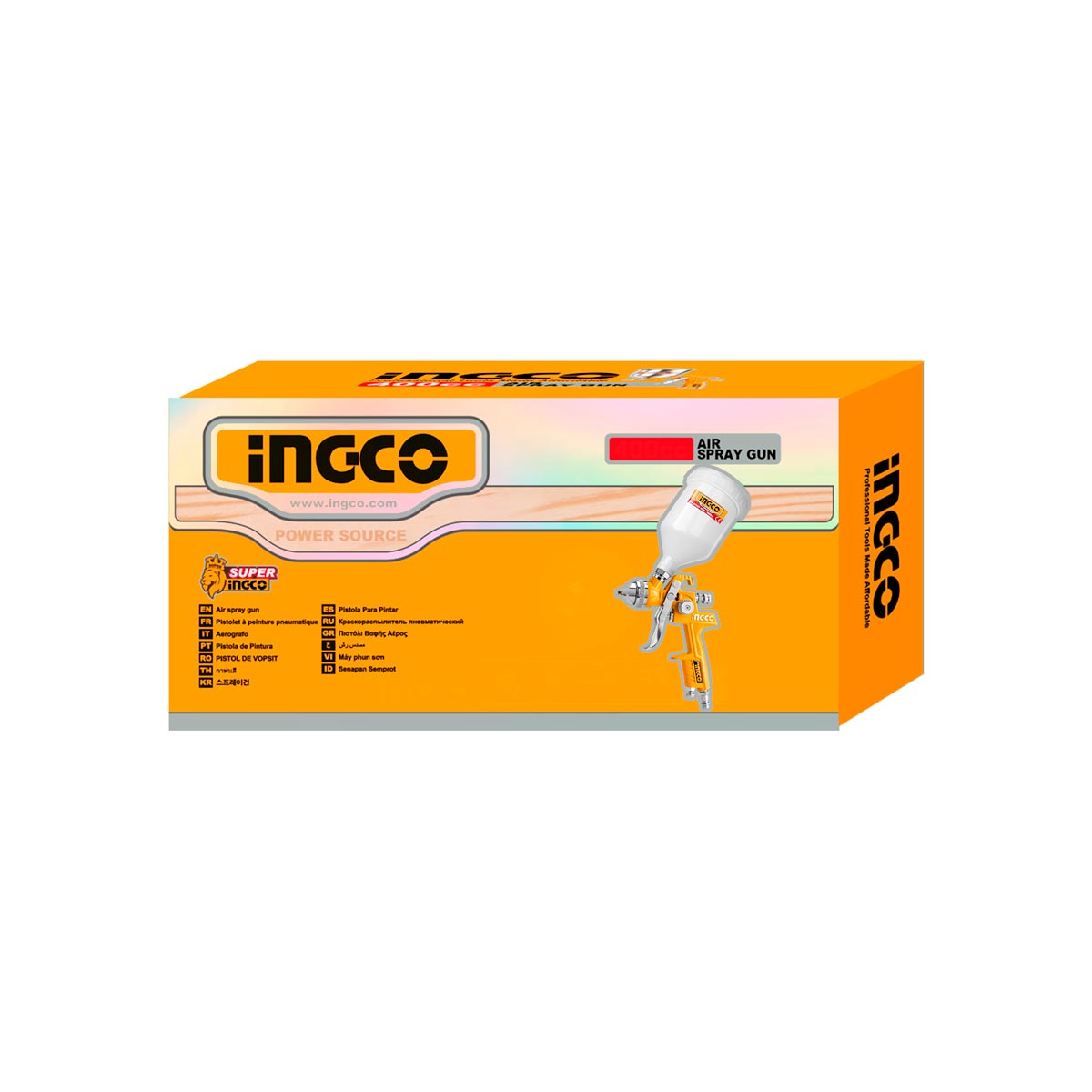 Pistolet à peinture pneumatique 600cc INGCO | ASG1061