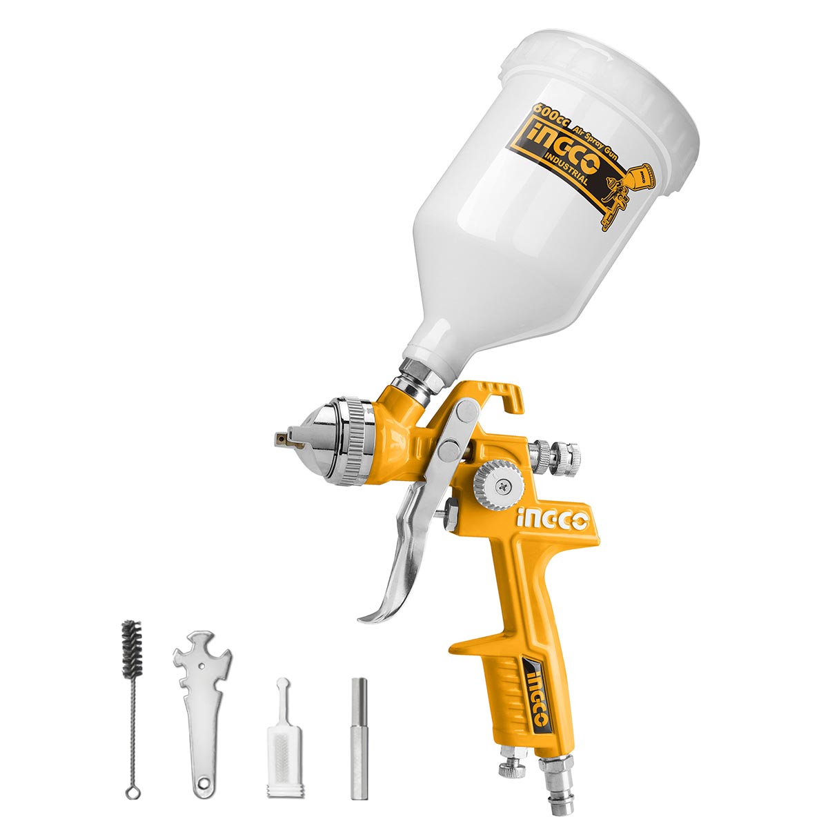 Pistolet à peinture pneumatique 600cc INGCO | ASG1061