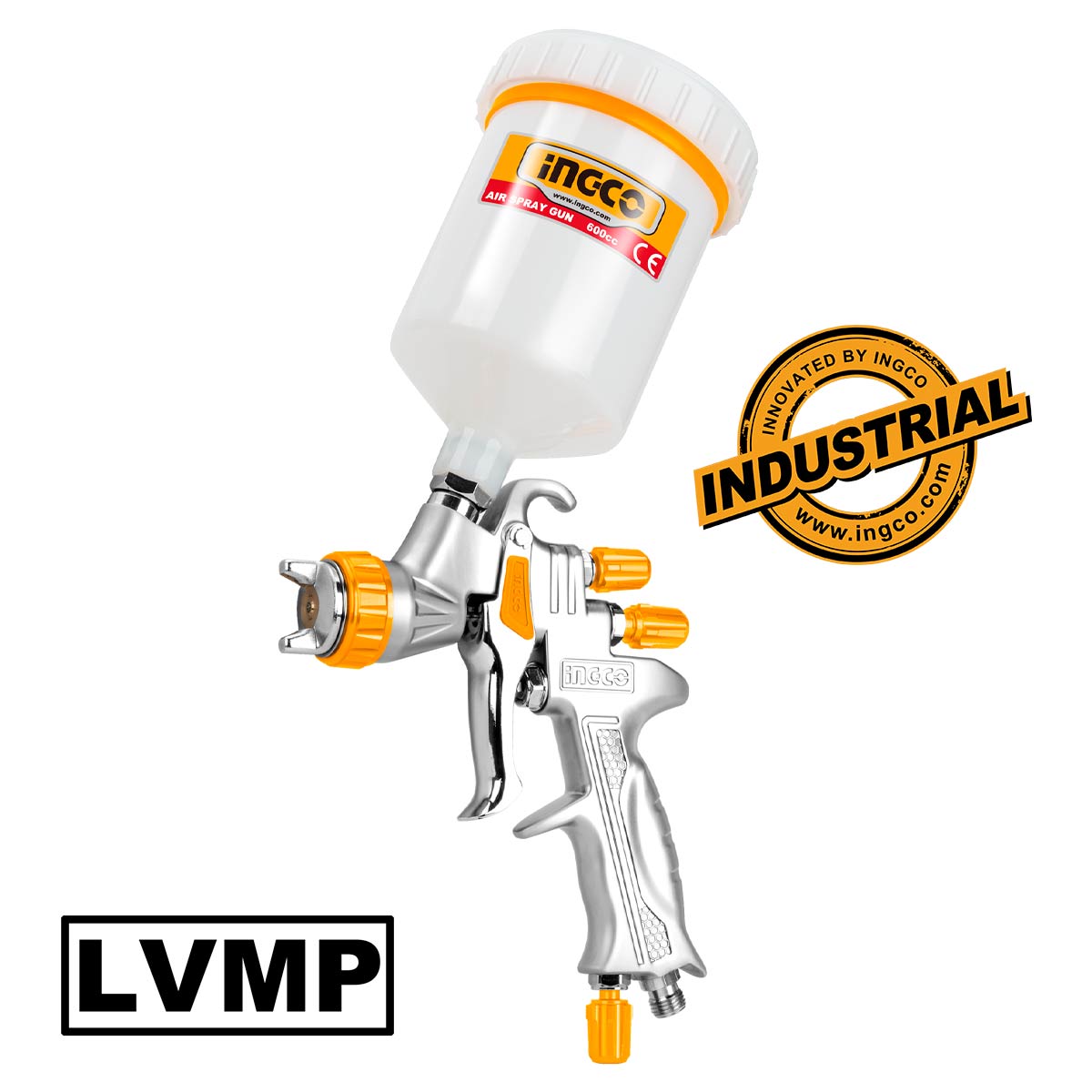 Pistolet à peinture pneumatique 600cc INGCO | ASG1065