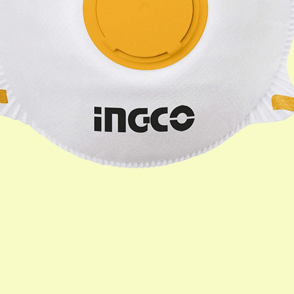 Detail masque FFP2 INGCO HDM02 — ajustement confort et protection respiratoire BTP