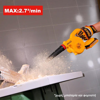 CABLI2078 - SOUFFLEUR 20V (SANS BATTERIE/CHARGEUR) SI INGCO Maroc