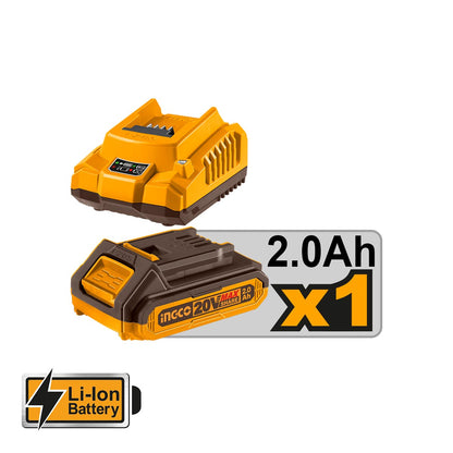 CBNLI3606 - CLOUEUSE 20V +1 BATTERIE & CHARGEUR INGCO 25MM INGCO Maroc