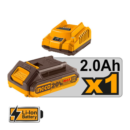 INGCO CLE A CLIQUET A BATTERIE 20V, 65 NM, 3/8 [CDRLI2060152] AU MAROC