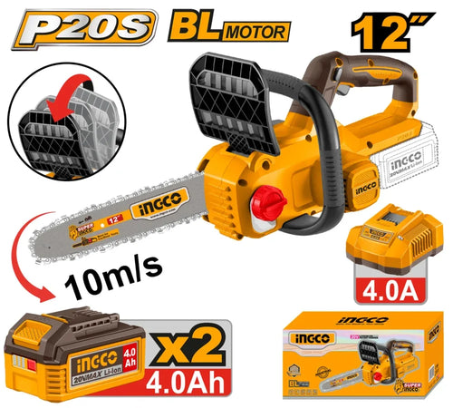 Tronçonneuse 12" 20V + 2Batt/Chargeur INGCO | CGSLI201262