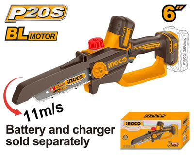 INGCO SCIE ÉLAGUEUSE 6" 20V SANS BATTERIE AU MAROC [CGSLI2066]