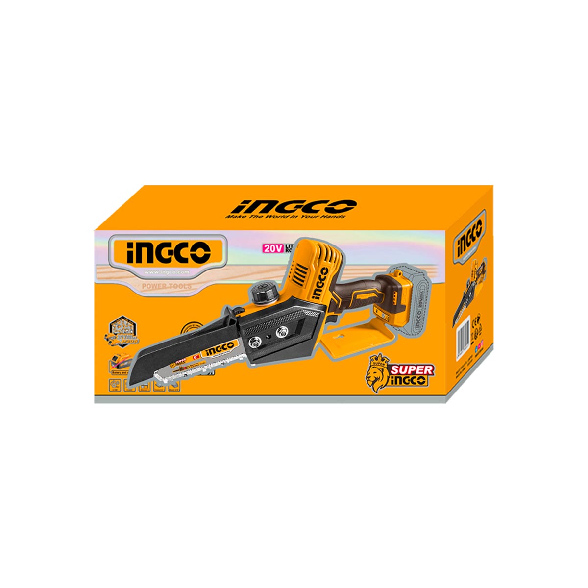 scie élagueuse brushless 20v 15cm sans batterie sans chargeur ingco INGCO | CGSLI2068