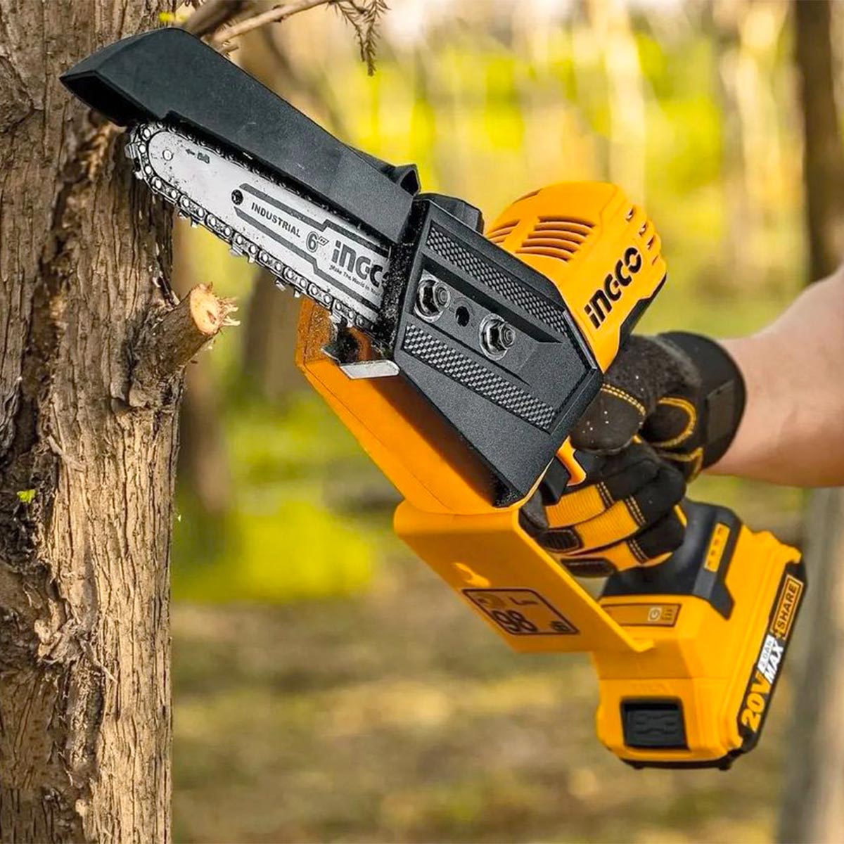 scie élagueuse brushless 20v 15cm sans batterie sans chargeur ingco INGCO | CGSLI2068