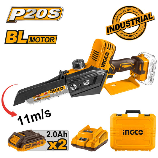 mini tronconneuse a chaine 20v 15cm ingco INGCO | CGSLI20686