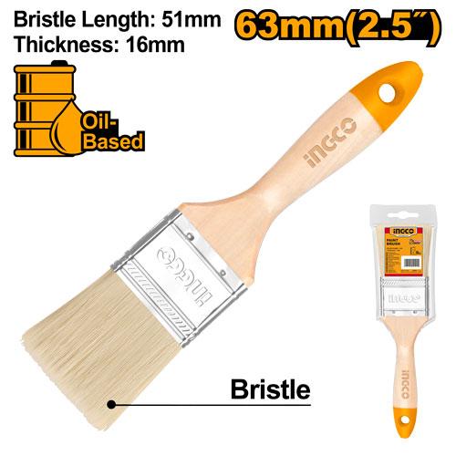 CHPTB0125 - PINCEAU EN BOIS LARGEUR 51MM POUR PEINTURE A HUILE INGCO Maroc