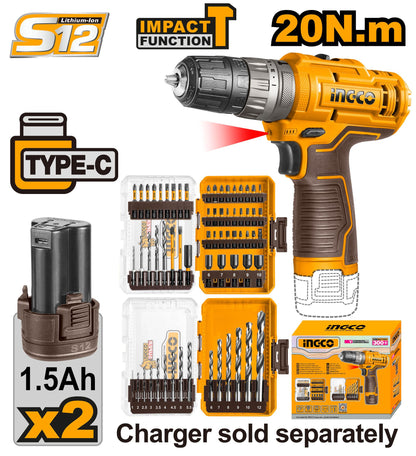 COSLI241197 - VISSEUSE A BATTERIE 12V 1.5Ah INGCO Maroc