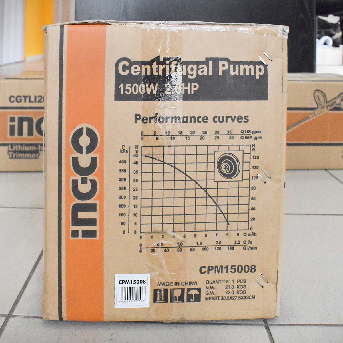 INGCO POMPE CENTRIFUGE 1500W 2HP AU MAROC [CPM15008]