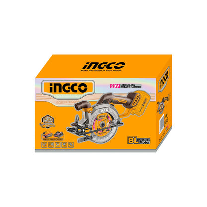 scie circulaire brushless 20v diametre 140mx20mm INGCO | CSLI1402